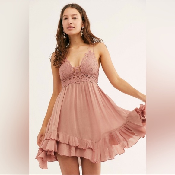 Free People Dresses & Skirts - Free people one rose Adella slip dress size large